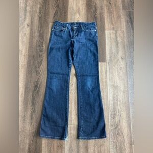 Joe’s Jeans.  Fit: Honey. Women’s size 31. Dark wash. Good used condition.